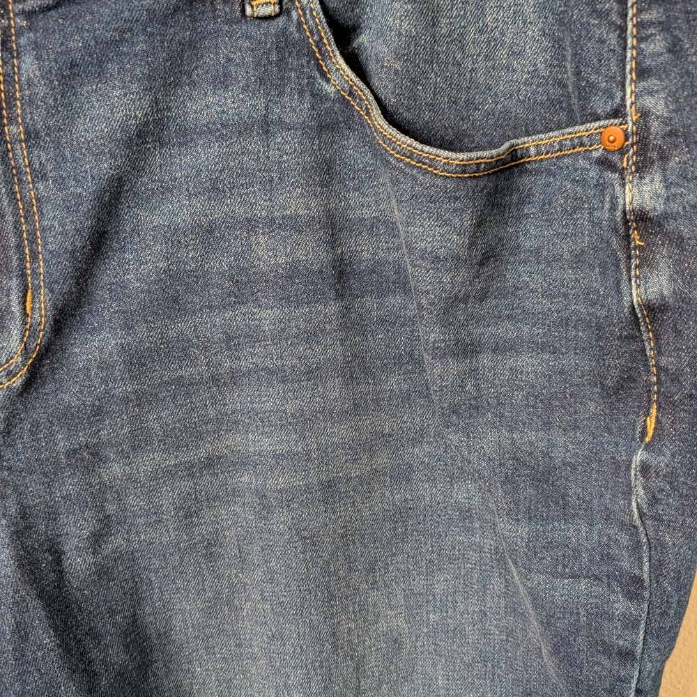 Lane Bryant Womens Mid-Rise Boyfriend Jeans Size 20 Dark Wash Denim - Picture 3 of 6